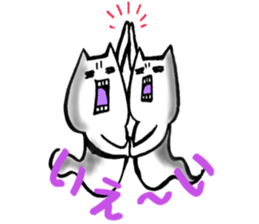 Gamer cat ghost 2 sticker #6547413