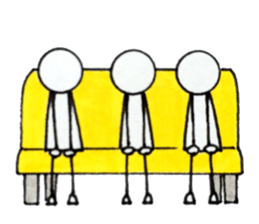 Three of the Stick. sticker #6547705