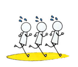 Three of the Stick. sticker #6547708