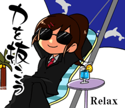 Mini advice to survive the life. sticker #6547797