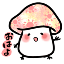 MOCHI MOCHI Mushrooms sticker #6547824