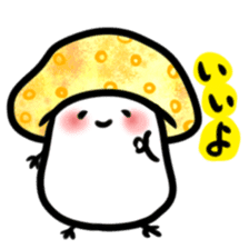 MOCHI MOCHI Mushrooms sticker #6547830