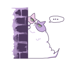 Cotton Candy Calico Cat sticker #6547868