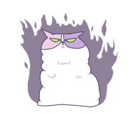 Cotton Candy Calico Cat sticker #6547870