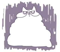 Cotton Candy Calico Cat sticker #6547877