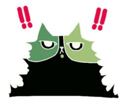 Cotton Candy Calico Cat sticker #6547879