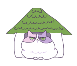 Cotton Candy Calico Cat sticker #6547891