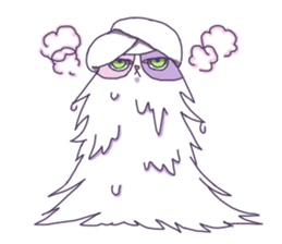 Cotton Candy Calico Cat sticker #6547893