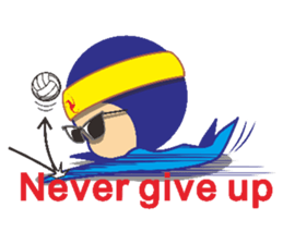 Volleyball people sticker #6548029