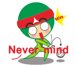 Volleyball people sticker #6548034