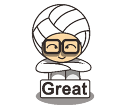 Volleyball people sticker #6548055