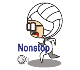 Volleyball people sticker #6548060