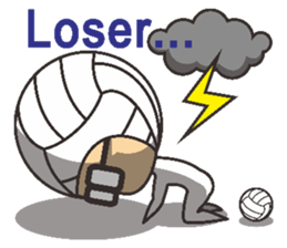 Volleyball people sticker #6548061