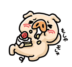 Love to eat. sticker #6548082