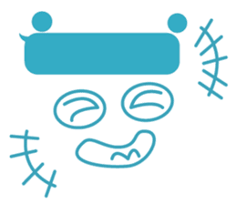 talk hair sticker #6548425