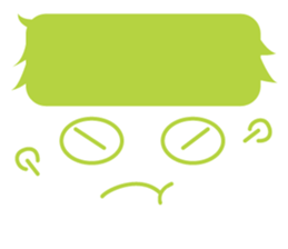 talk hair sticker #6548429