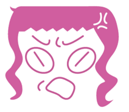 talk hair sticker #6548430