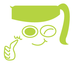 talk hair sticker #6548433