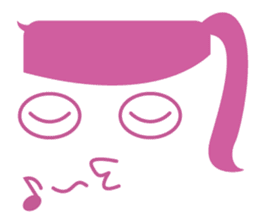 talk hair sticker #6548436