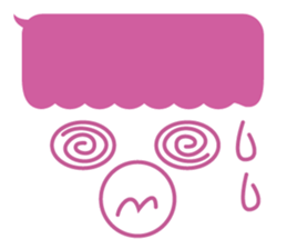 talk hair sticker #6548439