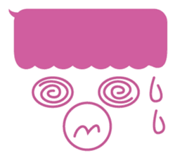 talk hair sticker #6548439