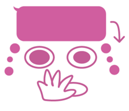 talk hair sticker #6548446