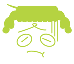 talk hair sticker #6548447