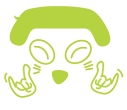 talk hair sticker #6548449