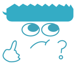 talk hair sticker #6548451