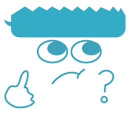 talk hair sticker #6548451