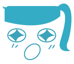 talk hair sticker #6548459