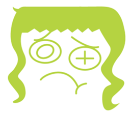 talk hair sticker #6548460