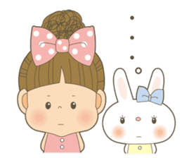 Let's talk a ribbon-cyan<English> sticker #6548485