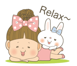 Let's talk a ribbon-cyan<English> sticker #6548489