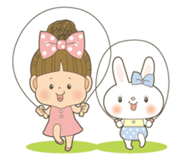 Let's talk a ribbon-cyan<English> sticker #6548501