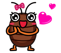 mister Kark  and Miss Bellucci sticker #6549904