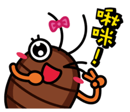 mister Kark and Miss Bellucci sticker #6549923