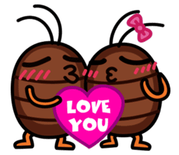 mister Kark and Miss Bellucci sticker #6549943