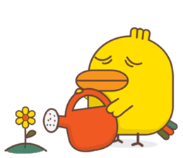 Kra-terk Kra-tark (Happy little chick) sticker #6550479