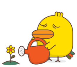 Kra-terk Kra-tark (Happy little chick) sticker #6550479