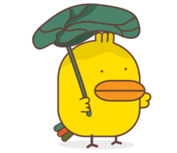 Kra-terk Kra-tark (Happy little chick) sticker #6550480