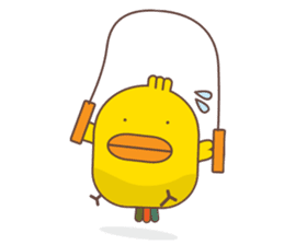 Kra-terk Kra-tark (Happy little chick) sticker #6550490