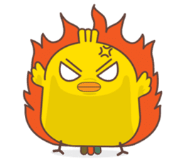 Kra-terk Kra-tark (Happy little chick) sticker #6550495
