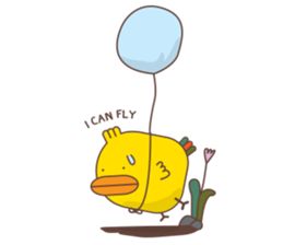 Kra-terk Kra-tark (Happy little chick) sticker #6550501