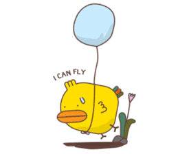 Kra-terk Kra-tark (Happy little chick) sticker #6550501