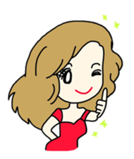 Daily conversation of cute girl Coco sticker #6550626