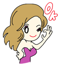 Daily conversation of cute girl Coco sticker #6550638