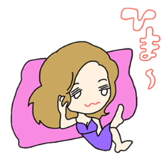 Daily conversation of cute girl Coco sticker #6550642