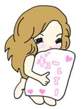 Daily conversation of cute girl Coco sticker #6550655