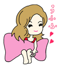 Daily conversation of cute girl Coco sticker #6550656